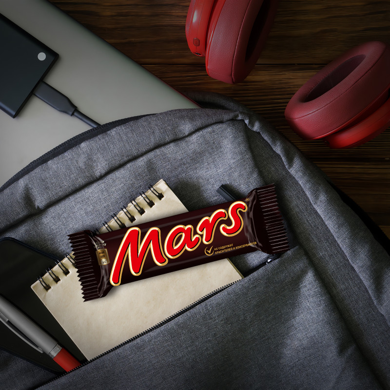 Батончик шоколадный Mars, 50г — фото 3
