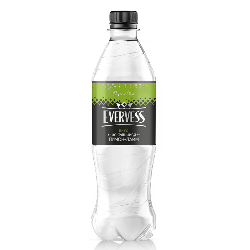 Напиток Evervess Искрящийся Лимон-Лайм, 500мл — фото 1