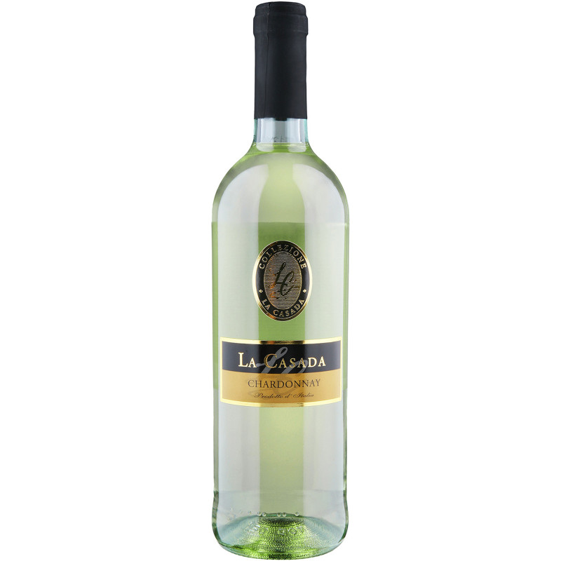 Вино La Casada Chardonnay белое сухое 12%, 750мл