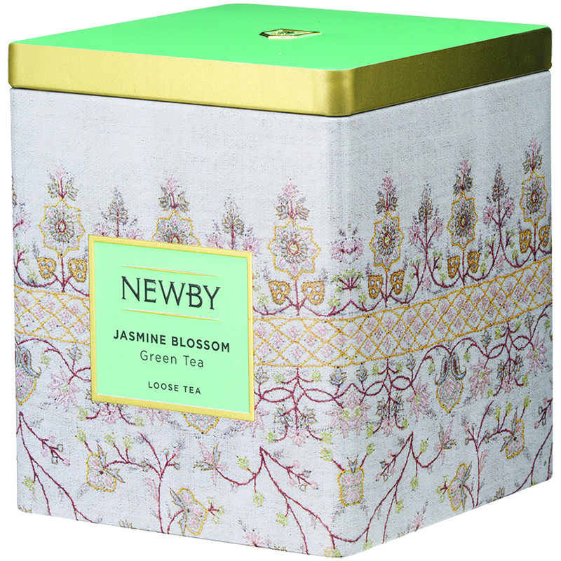 Чай Newby Цветок жасмина жестяная банка, 125г — фото 2
