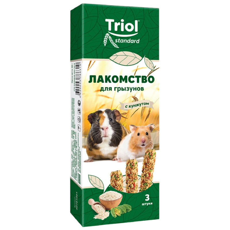 Лакомство Triol для грызунов с кунжутом, 80г