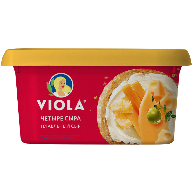 Сыр плавленый Viola Четыре Сыра 50%, 400г — фото 1