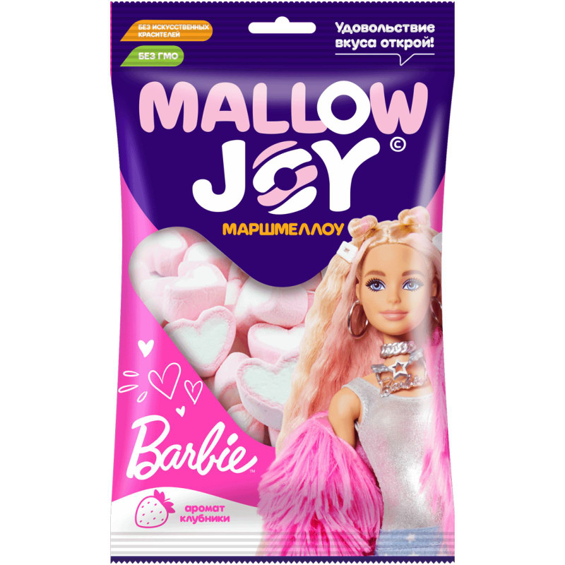 Маршмеллоу Mallow Joy с ароматом клубники, 100г — фото 2