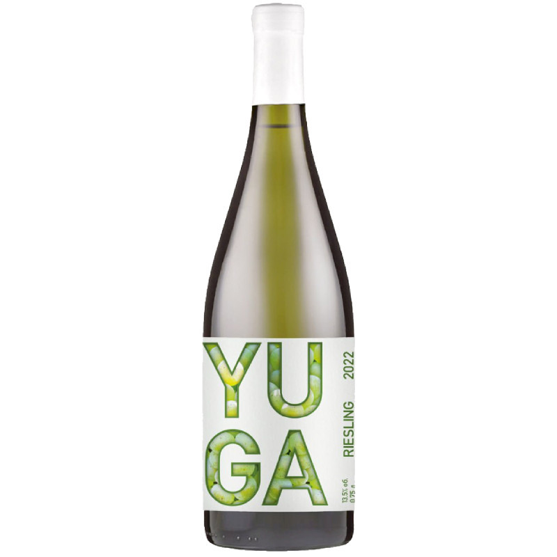 Вино Yuga Riesling белое сухое 13.5%, 750мл