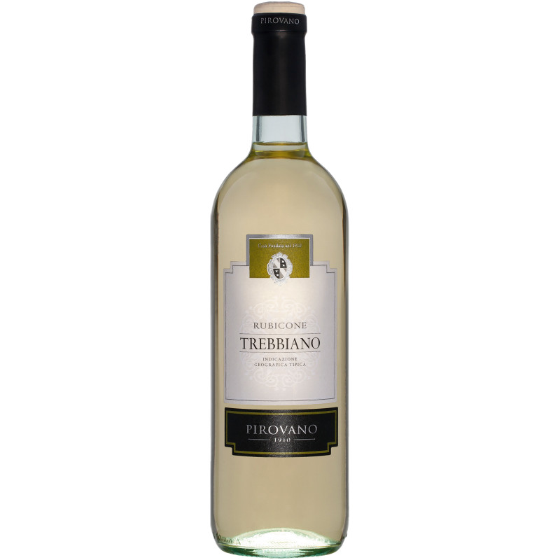 Вино Pirovano Trebbiano Rubicone белое сухое 11%, 750мл