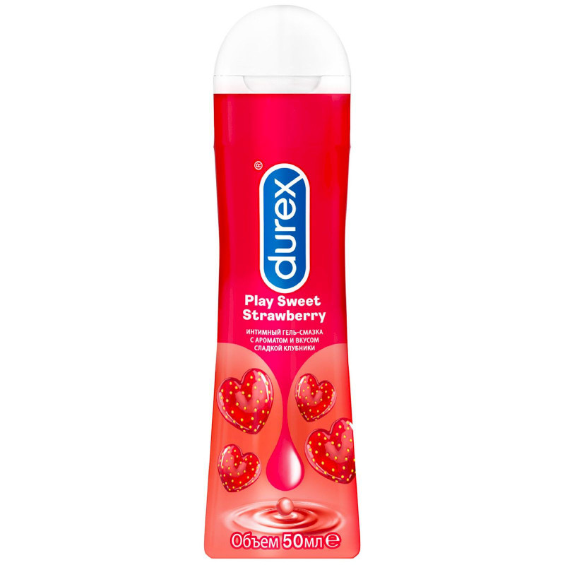 Гель-смазка Durex Play Sweet Strawberry, 50мл