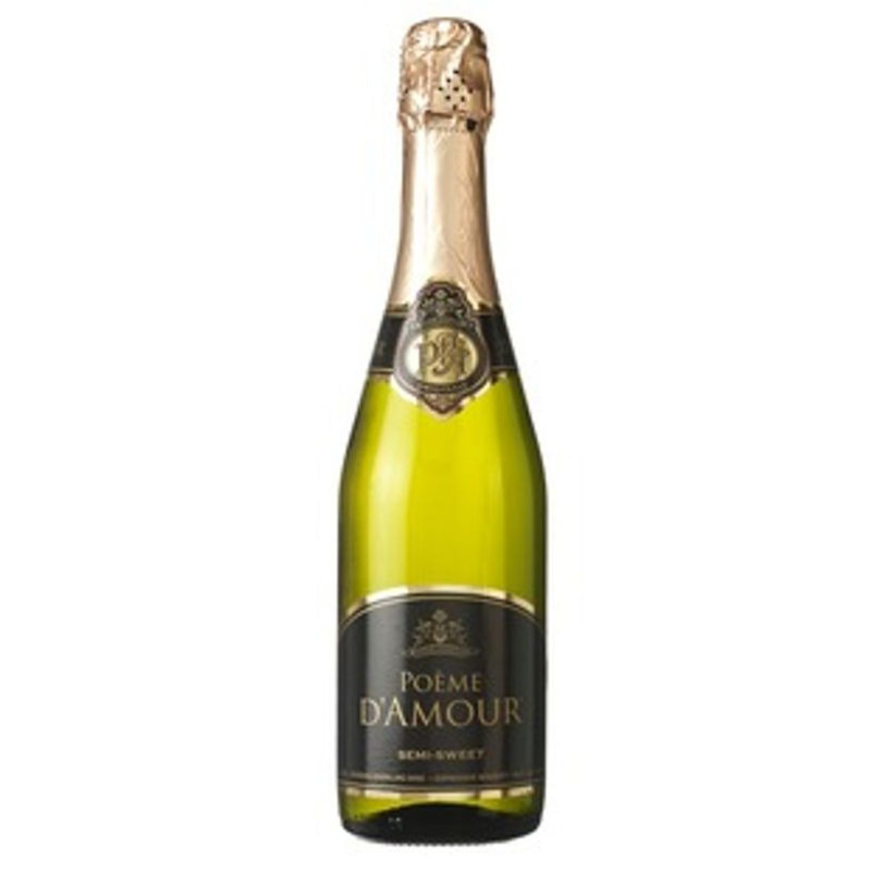 Шампанское Poeme D'Amour белое полусладкое 10.5-13%, 750мл