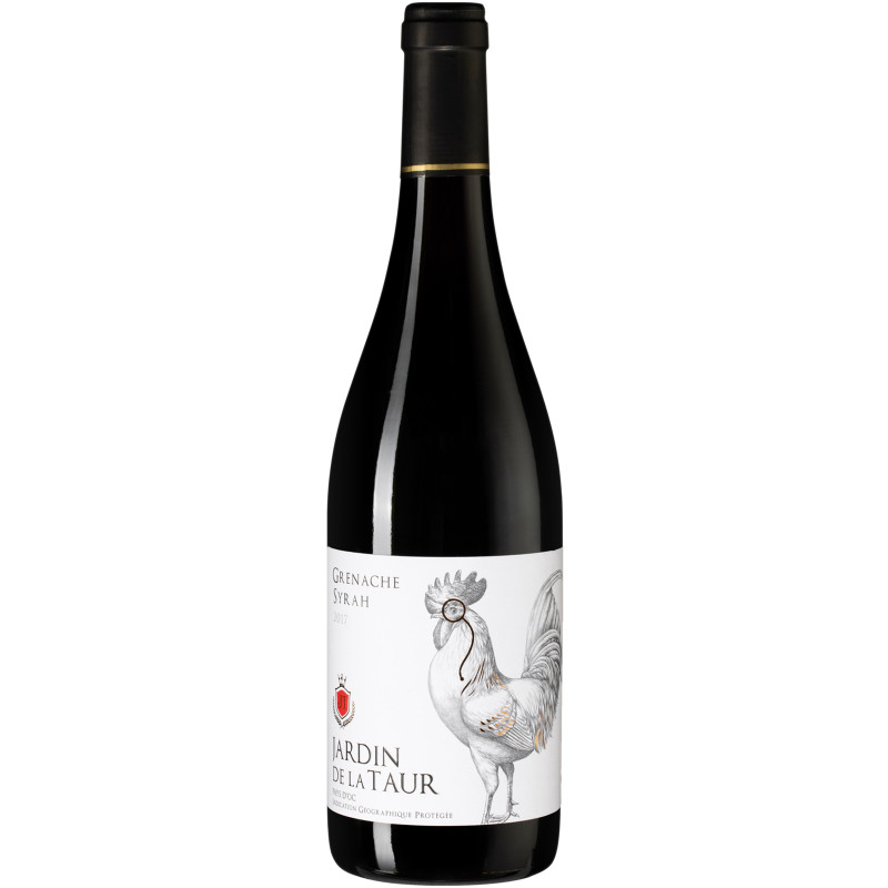 Вино Jardin de la Taur Grenache-Syrah красное полусухое 13.5%, 750мл
