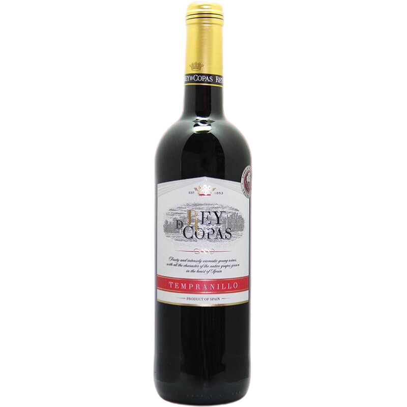 Вино Rey De Copas Темпранильо красное полусладкое, 750мл