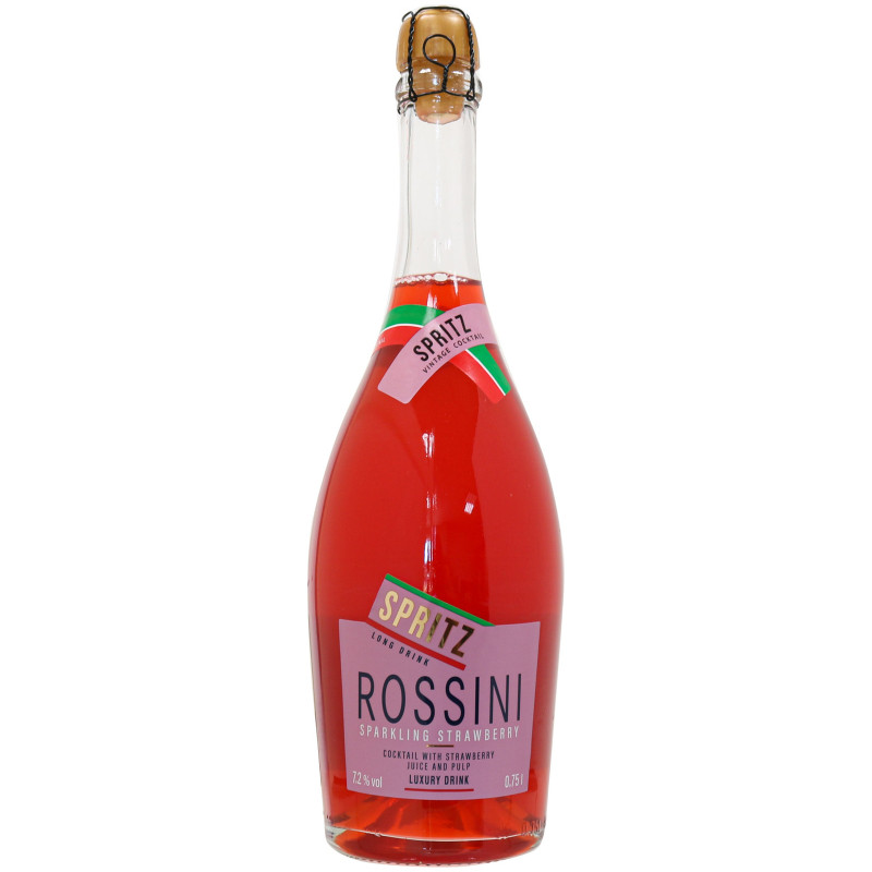 Напиток слабоалкогольный Spritz Rossini Cocktail газированный 7.2%, 750мл