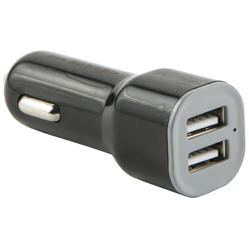Зарядное устройство Red Line Lite 2 USB автомобильное черный AC-1A — фото 1