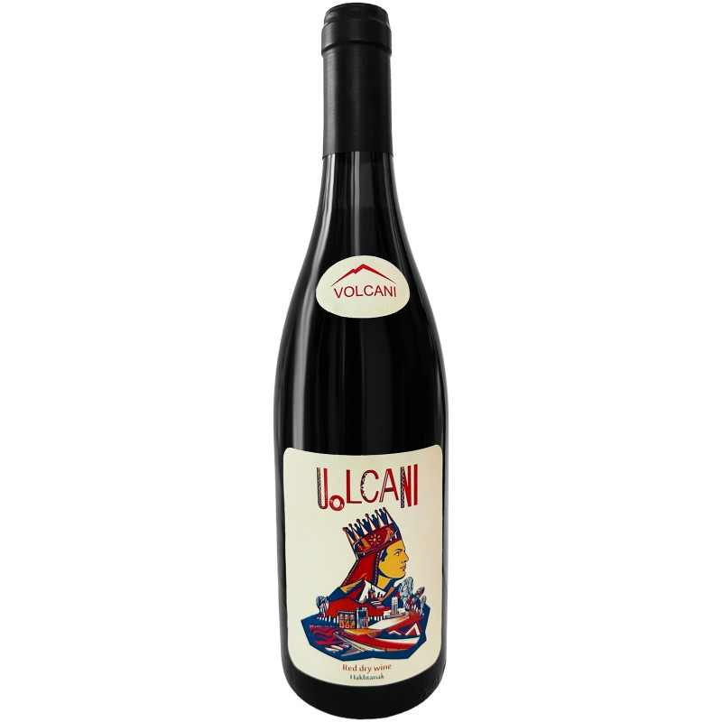 Вино Volcani красное сухое 13%, 750мл