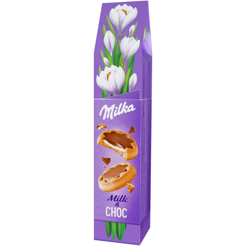 Печенье Milka с молочной начинкой в шоколаде, 2x37.5г — фото 4