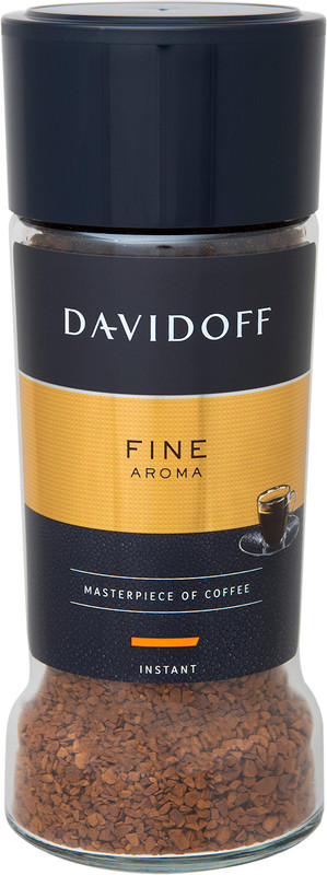 Кофе Davidoff Fine Aroma натуральный растворимый, 100г