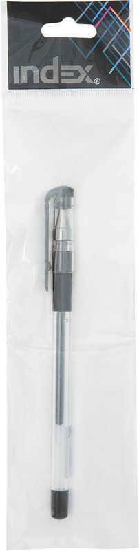 Ручка Index I-Style гелевая чёрная, 0.5мм — фото 1