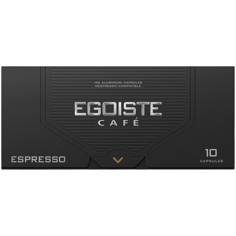 Кофе в капсулах Egoiste Espresso натуральный жареный молотый, 10х5г — фото 1