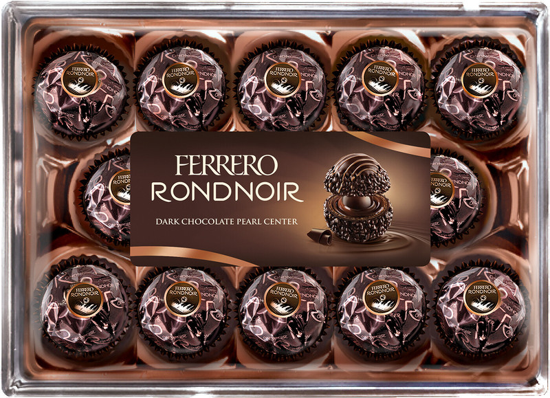 Конфеты Ferrero Rondnoir в тёмном шоколаде, 138г — фото 1