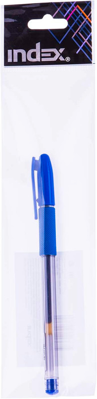 Ручка Index I-Style гелевая синяя, 0.5мм — фото 1