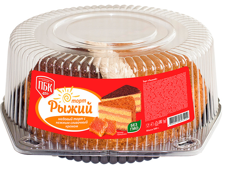 Торт ПБК Рыжий, 500г