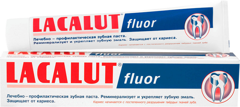 Зубная паста Lacalut Fluor, 75мл