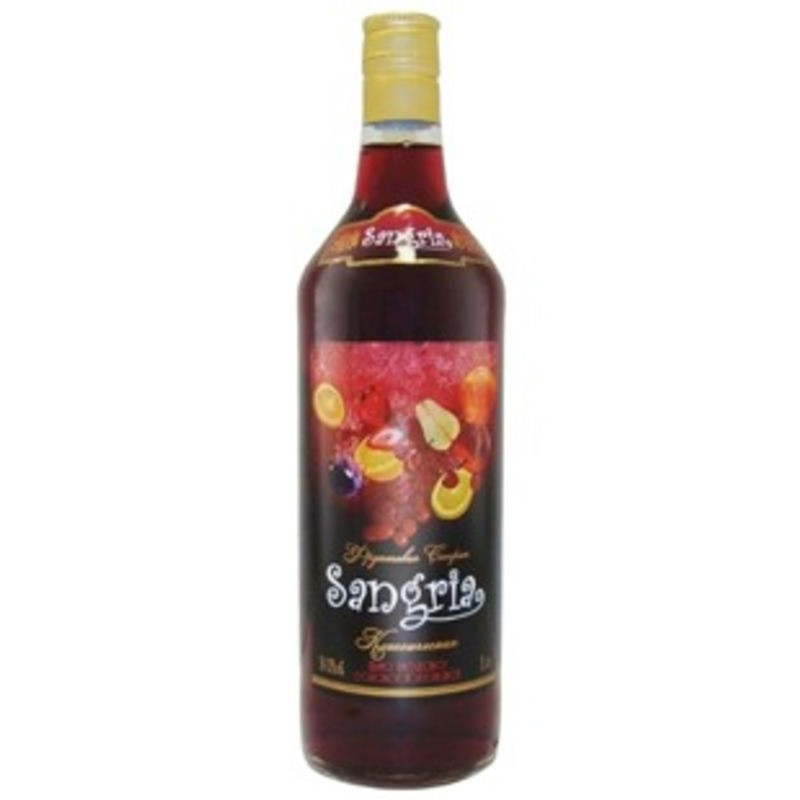 Напиток винный Sangria Фруктовая Сангрия красный полусладкий 10-12%, 1л