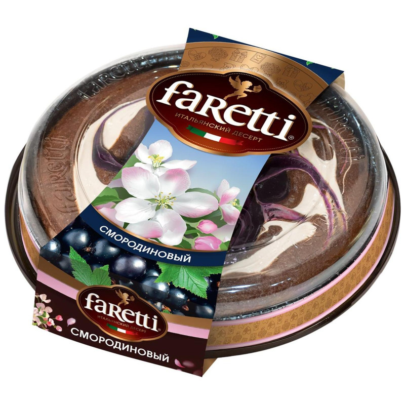 Торт бисквитный Faretti Смородиновый, 400г — фото 3