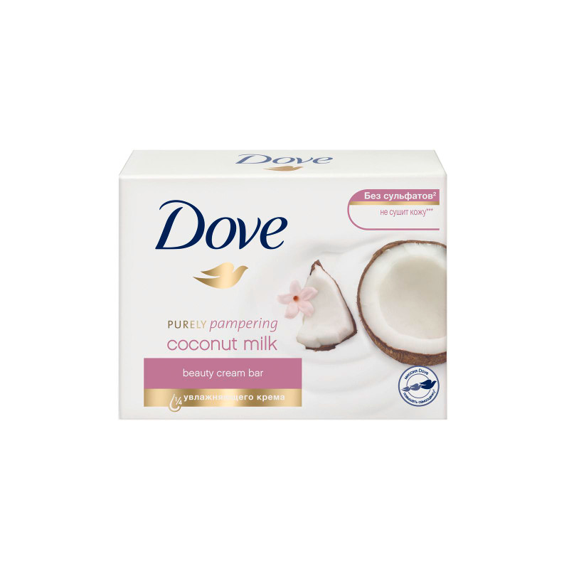 Крем-мыло Dove кокос, 100г — фото 1