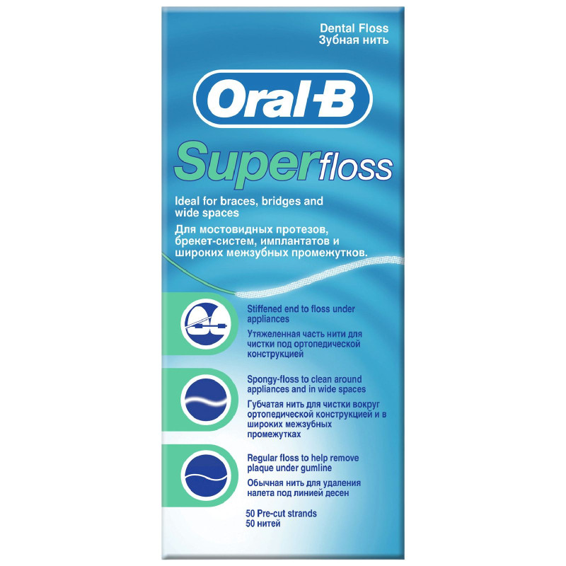 Зубная нить Oral-B Superfloss