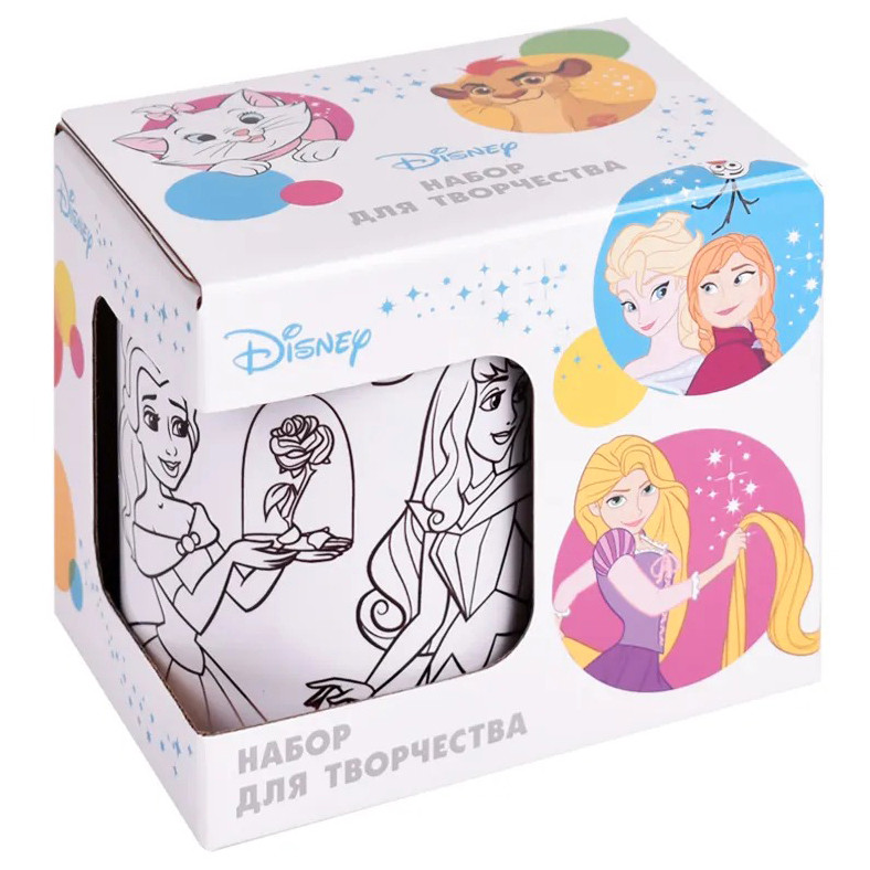 Набор для росписи кружки Disney Принцессы с красками — фото 4