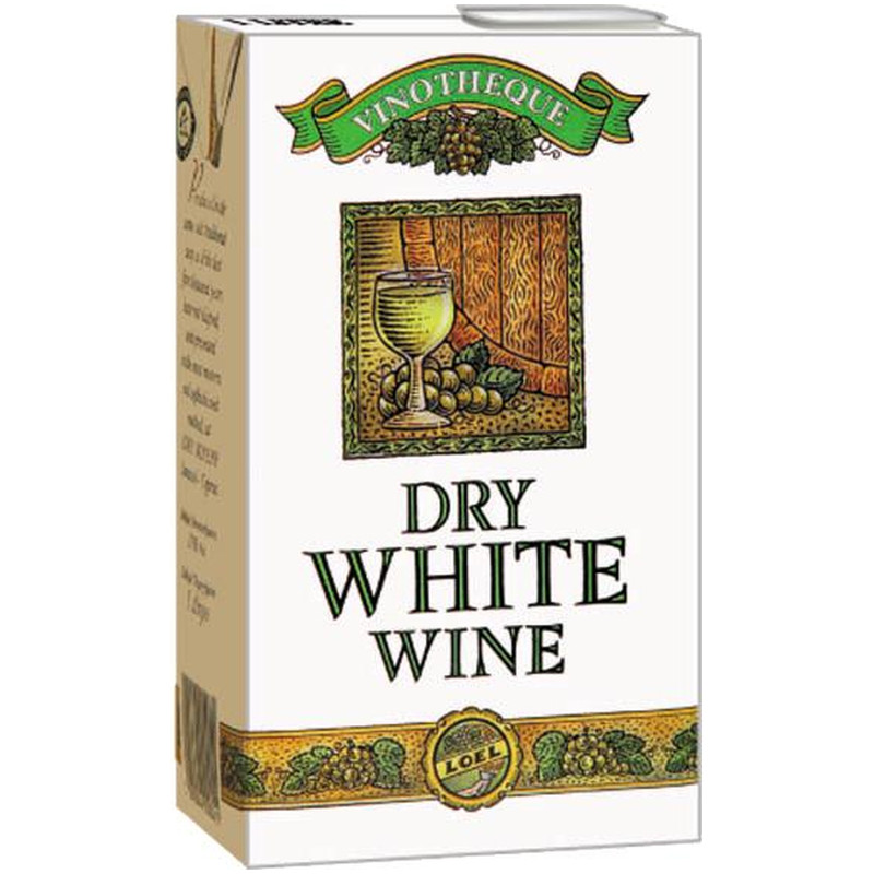 Вино Vinoteque белое сухое 11%, 1л