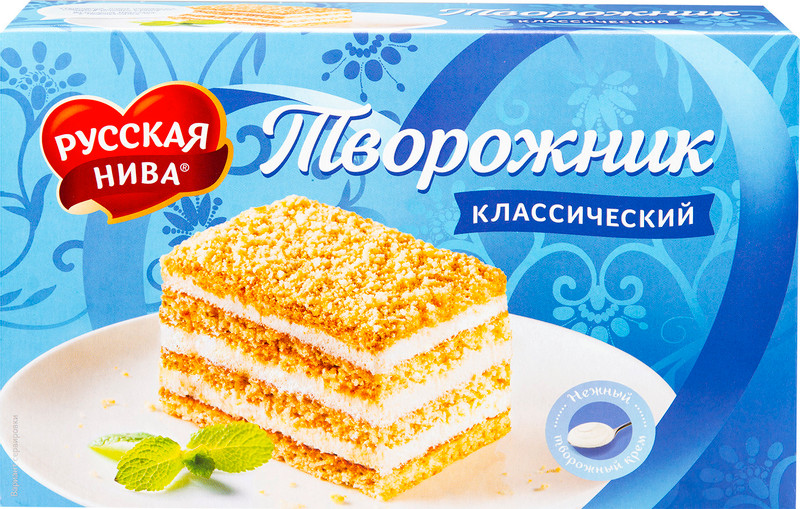 Торт Русская Нива Творожник классический, 340г — фото 3