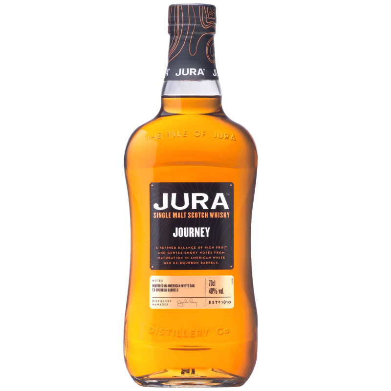 Виски Jura Джорни шотландский односолодовый 40% в подарочной упаковке, 700мл