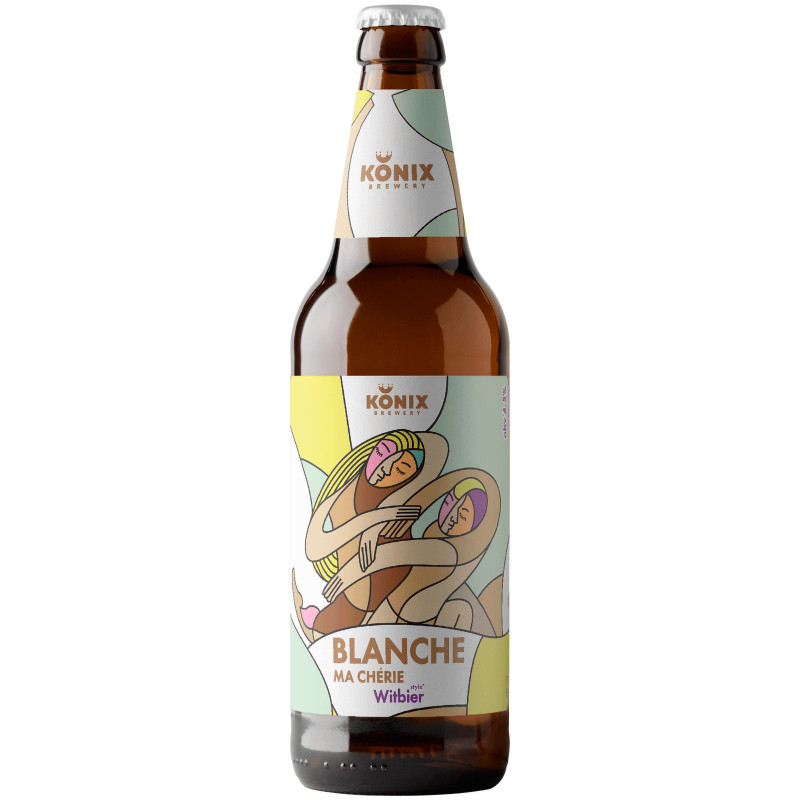 Напиток пивной Konix Brewery Blanche Ma Cherie нефильтрованный 4.5%, 450мл