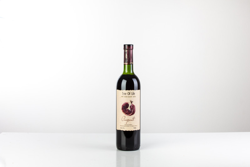 Вино плодовое Tree Of Life Гранат красное полусладкое 12%, 750мл — фото 2