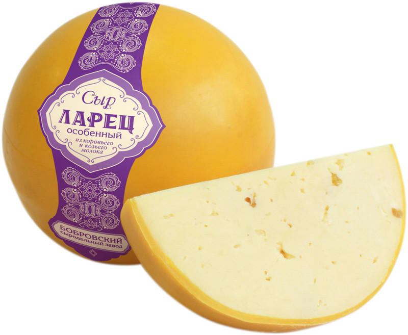 Сыр полутвёрдый Ларец Особенный из коровьего и козьего молока 50%