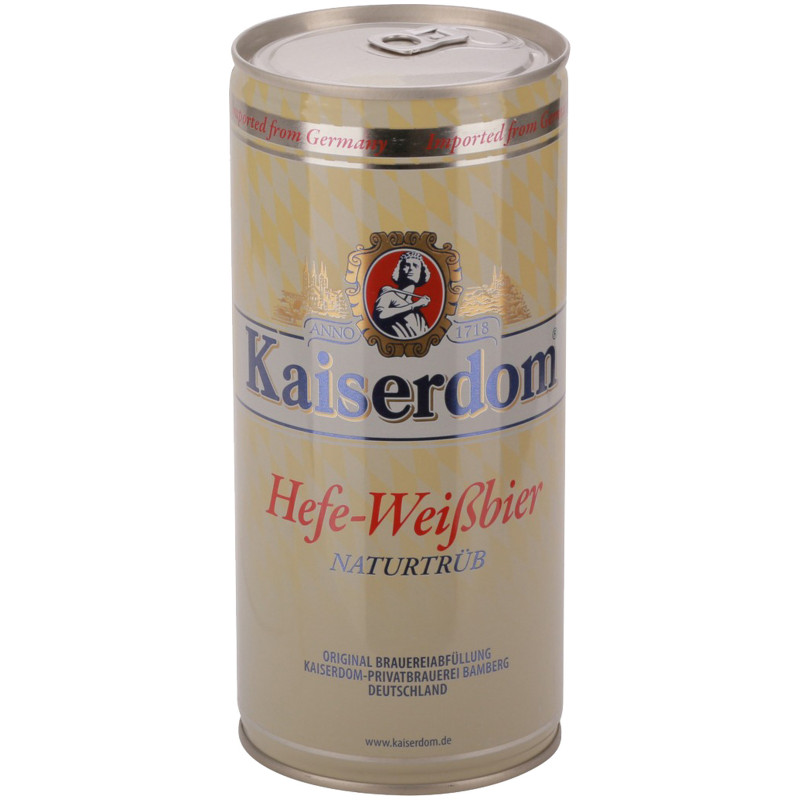 Пиво Kaiserdom Хефе Вайсбир светлое нефильтрованное 4.7%, 500мл — фото 1
