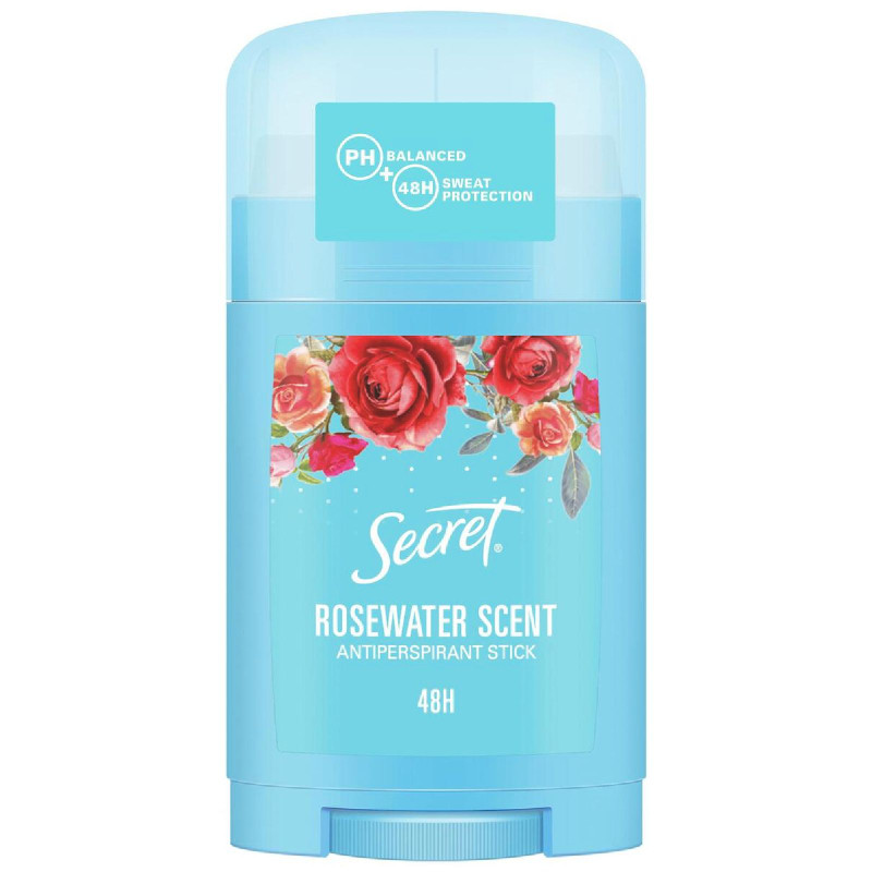 Антиперспирант Secret Rosewater Scent твердый, 40мл