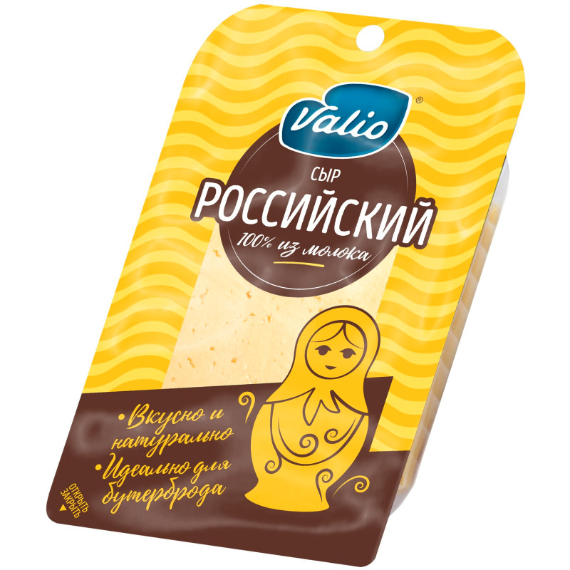 Сыр полутвёрдый Viola Российский 50%, 120г — фото 1