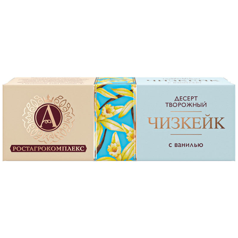 Десерт А.Ростагрокомплекс Чизкейк творожный с ванилью 15%, 40г — фото 1