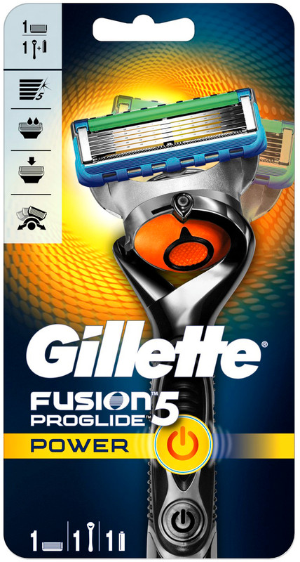 Бритва Gillette Fusion Proglide Power со сменной кассетой — фото 1
