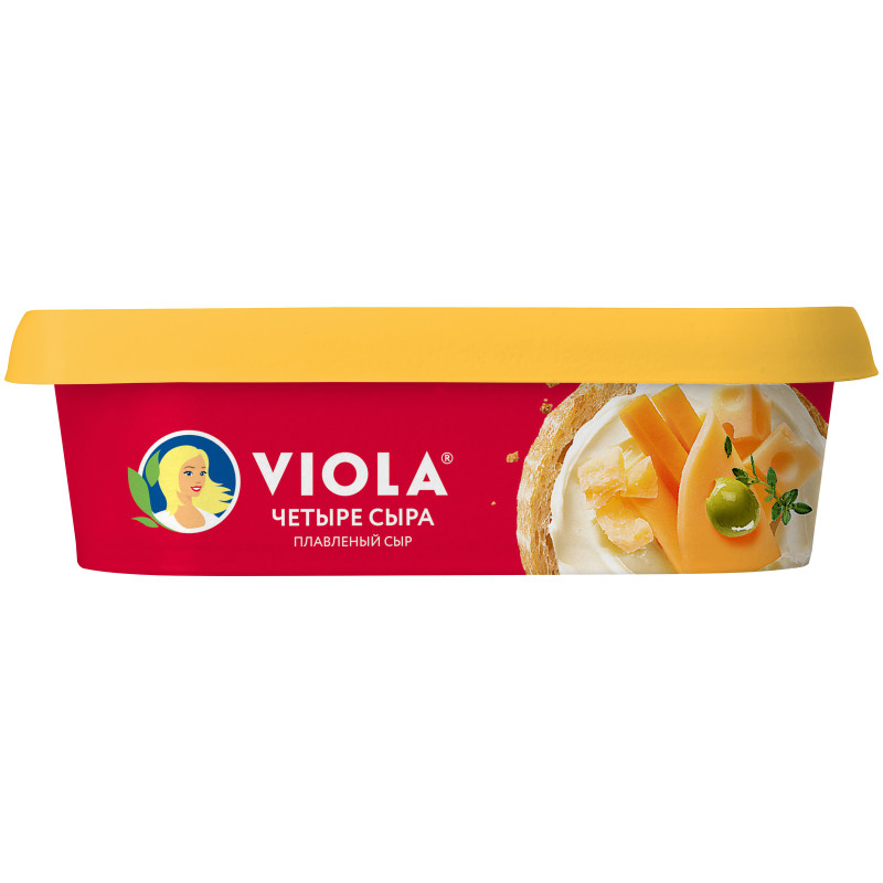Сыр Viola Четыре сыра плавленый 50%, 200г — фото 1