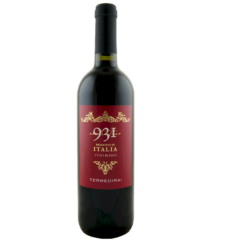 Вино Terre di Rai 931 Rosso красное полусухое 12.5%, 750мл