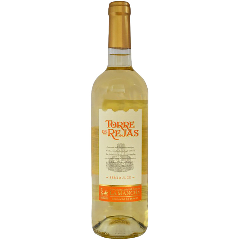 Вино Torre de Rejas белое полусладкое 11.5%, 750мл