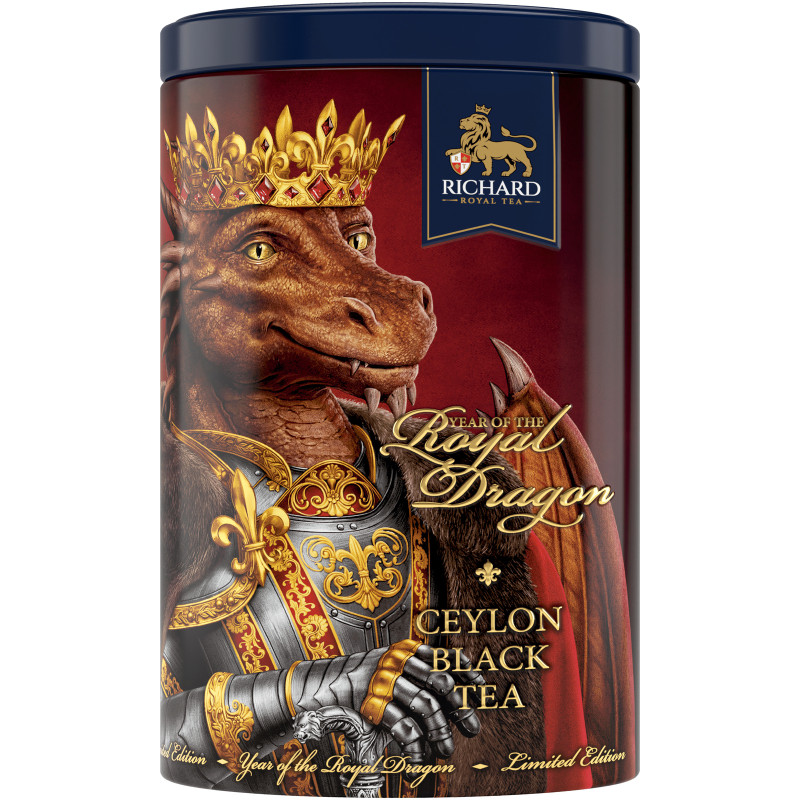 Чай Richard Год королевского дракона чёрный, 80г — фото 1