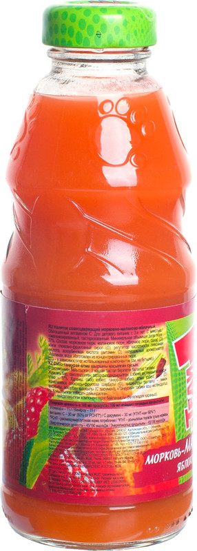 Напиток сокосодержащий Теди морковь-малина-яблоко, 300мл — фото 1