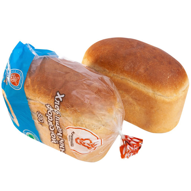 Хлеб пшеничный формовой высший сорт, 500г