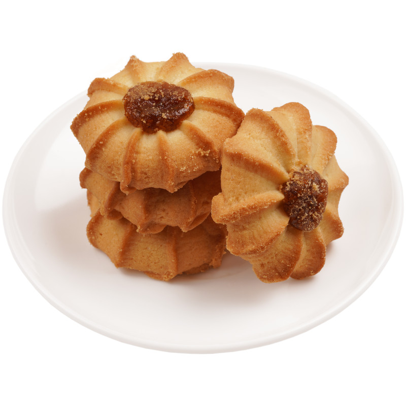 Печенье Курабье с яблочным повидлом сдобное Маркет, 300г — фото 3
