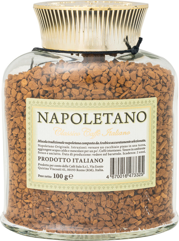 Кофе Napoletano Original растворимый сублимированный, 100г — фото 1
