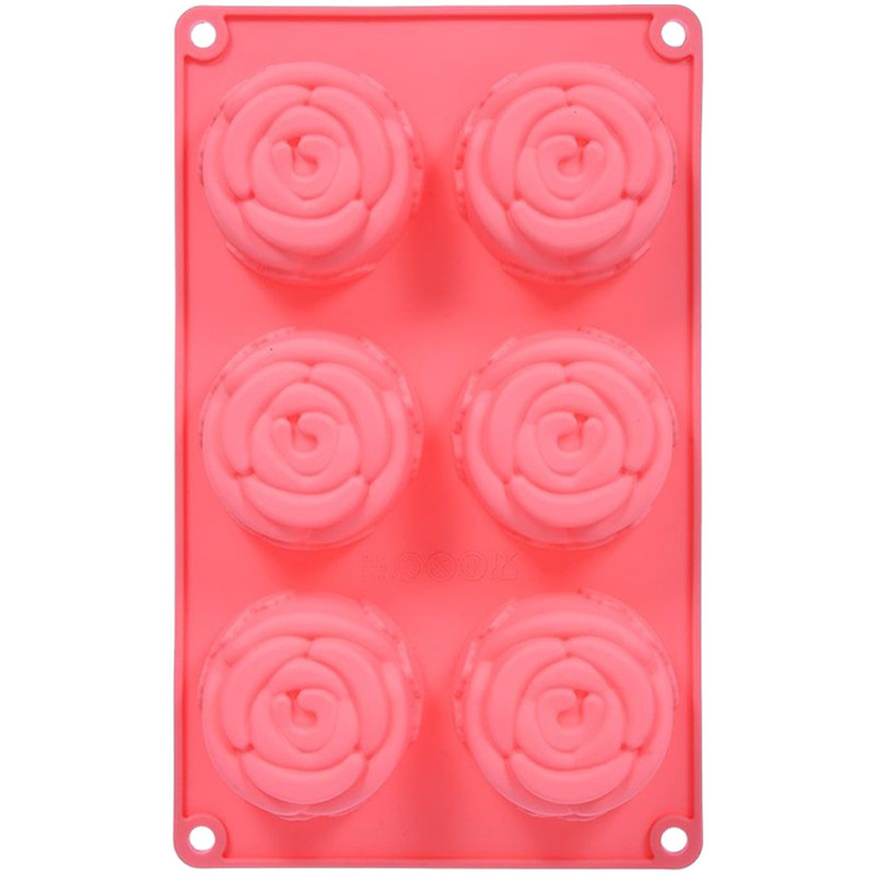 Форма для выпечки Marmiton Розы силиконовая, 24х16.5х3.5см — фото 2