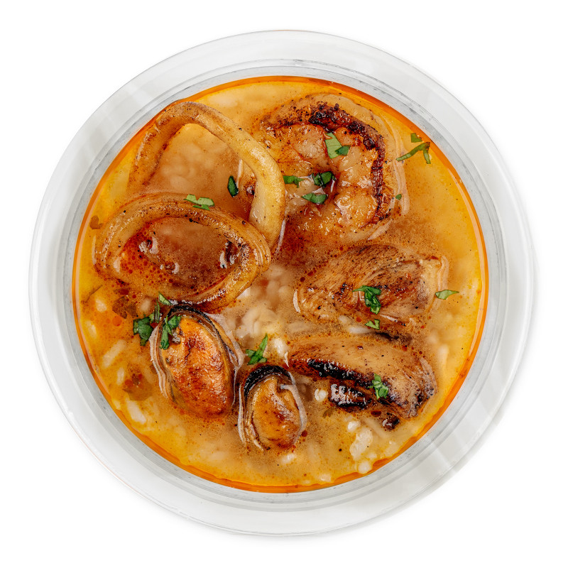 Суп Том Ям с морепродуктами Шеф Перекрёсток, 300г — фото 1